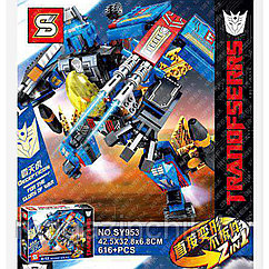 Конструктор SY 953 Transformers 2 в 1 Космолет, 616 дет., аналог Лего трансформеры (LEGO Transformers)
