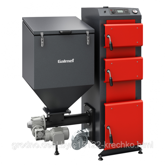 Стальной твердотопливный пеллетный котел Galmet Expert GT KWP-30