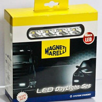 Комплект дневных ходовых огней LPQ080 LED , 4-диода, в картонной коробке 2шт.