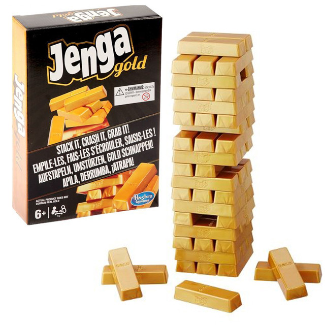 Настольная игра Дженга Голд/Jenga Gold Hasbro B7430