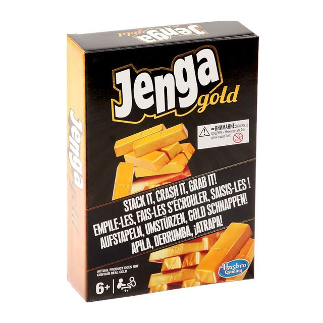 Настольная игра Дженга Голд/Jenga Gold Hasbro B7430 - фото 3 - id-p67002676