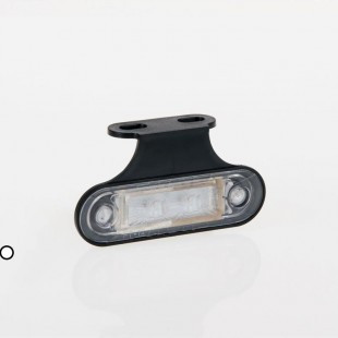 Фонарь габаритный светодиодный LED белого цвета с кронштейном FT-015 B+K LED