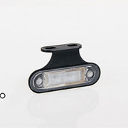 Фонарь габаритный светодиодный LED белого цвета с кронштейном FT-015 B+K LED