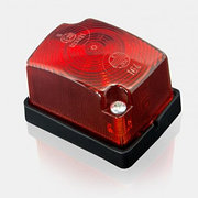 Фонарь габаритный красного цвета под трубчатую лампочку (C5W) FTP-164