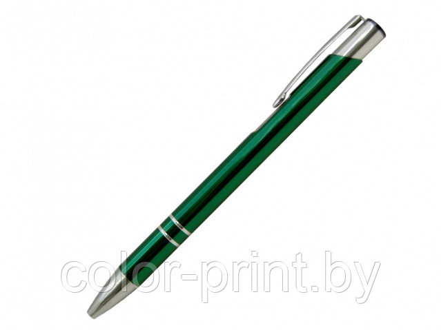 Ручка шариковая COSMO, металл, зеленый, фото 1
