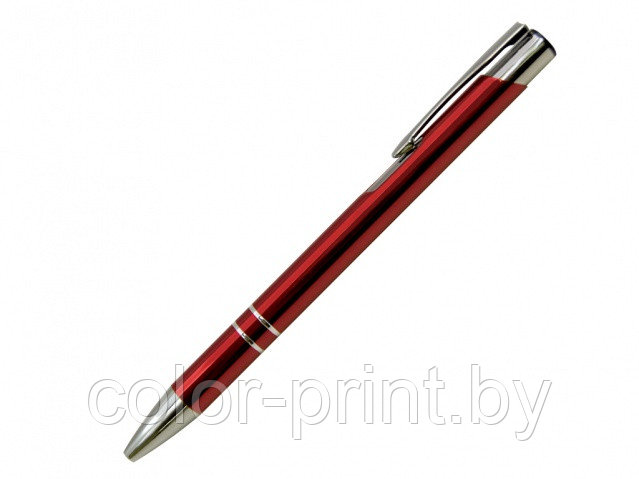 Ручка шариковая COSMO, металл, бордовый