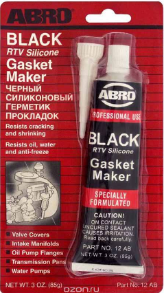 Герметик силиконовый ABRO 12-АB Черный 85гр