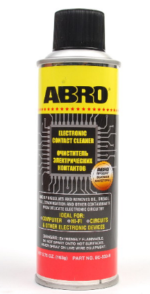 Очиститель эл.конт. ABRO ЕС-533, 163г