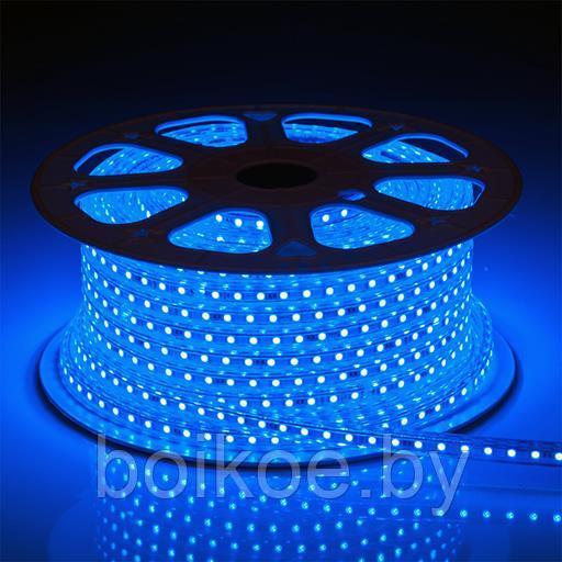 Светодиодная лента закрытая SMD 5050 (14,4W, 60LED/м, 220V, IP68, синяя, зеленая, красная)