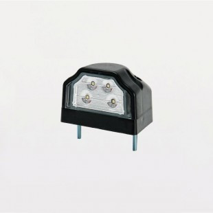 Фонарь подсветки номерного знака LED, чёрного цвета, с проводом FT-031 LED QS075 - фото 1 - id-p67026571