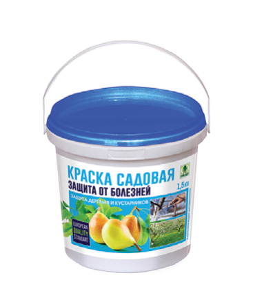 01493 Краска садовая акриловая 1,5кг.