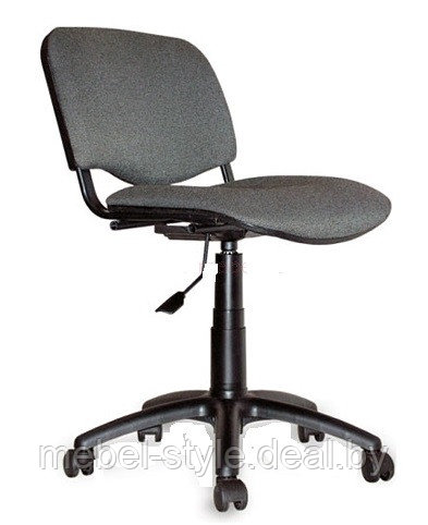 Кресло ИСО  без подлокотников для работы в офисе и дома, стул поворотный ISO GTS  в ткани калгари