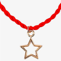 Красная Нить «Звезда удачи», браслет с подвеской №24