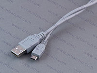 Шнур USB-A штекер - USB-микро(micro) В штекер 0,5м (в ПЭ упаковке) (АРБАКОМ)