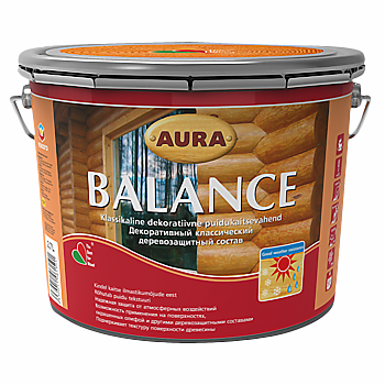 Aura Wood Balance  Декоративно-защитное средство для деревянных поверхностей 9л