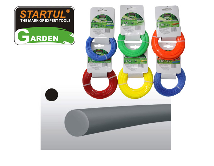 Леска ф2,0ммх15м кругл. сеч. STARTUL GARDEN (ST6053-20)