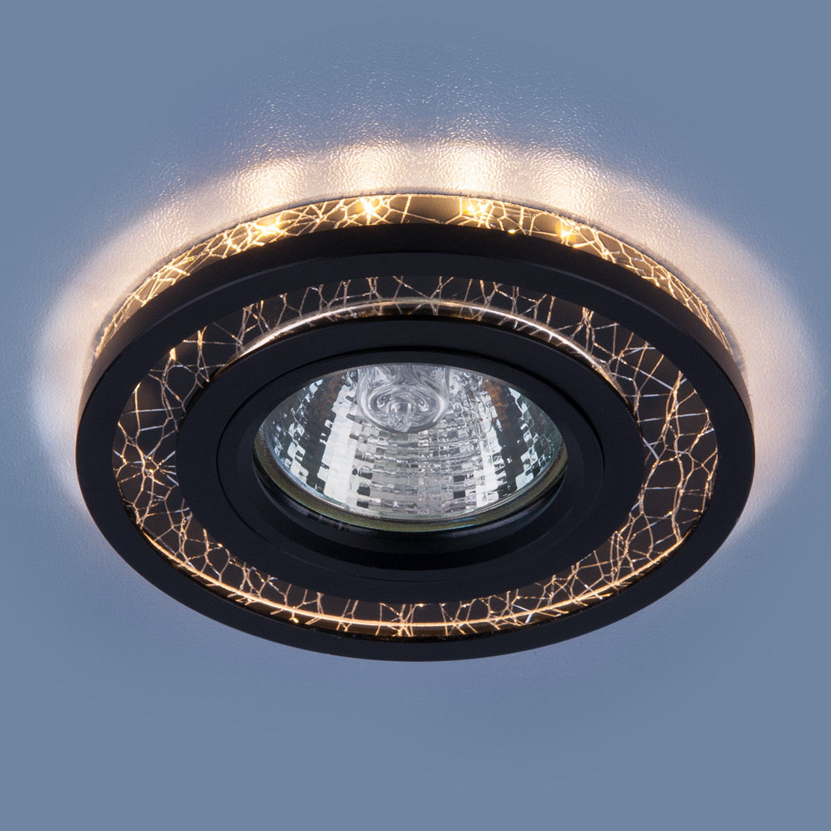 Точечный светодиодный светильник 7020 MR16 BK/SL черный/серебро - фото 3 - id-p67129725