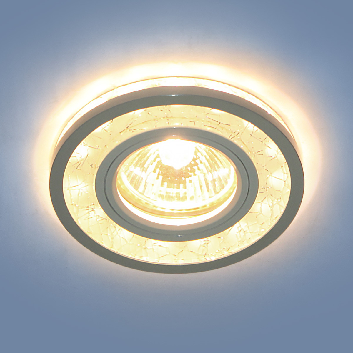 Точечный светодиодный светильник 7020 MR16 WH/SL белый/серебро - фото 1 - id-p67129757