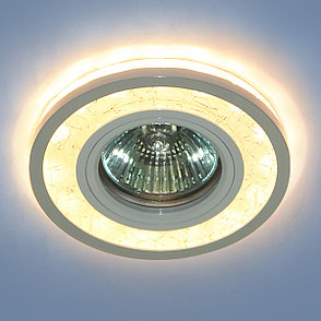 Точечный светодиодный светильник 7020 MR16 WH/SL белый/серебро, фото 2
