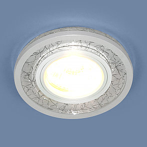 Точечный светодиодный светильник 7020 MR16 WH/SL белый/серебро, фото 2
