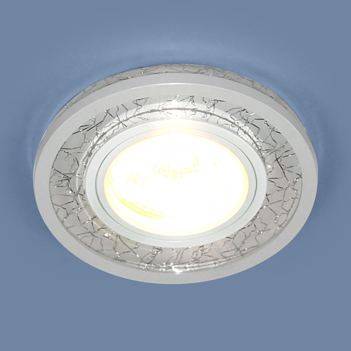 Точечный светодиодный светильник 7020 MR16 WH/SL белый/серебро - фото 3 - id-p67129757
