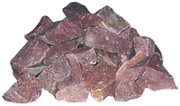 Камни для бани Малиновый кварцит колотый, 20 кг