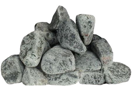 Камни для бани Габбро-диабаз обвалованный, 20 кг