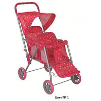 Коляска для двух кукол Buggy Boom Mixy 8843