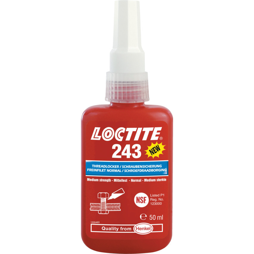 Фиксатор резьбовых соединений Loctite 243  средней прочности 50 мл