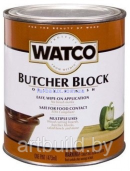 Масло для столешниц и разделочных досок Watco Butcher Block (0.473 л.), фото 2