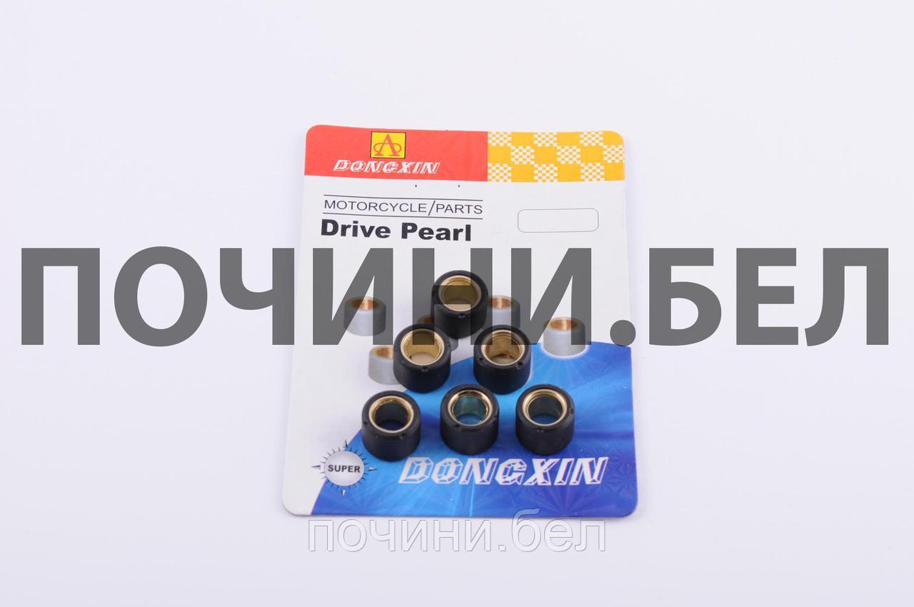 Ролики вариатора Honda 16*13 9,5г (черные) "DONGXIN" - фото 1 - id-p67160061