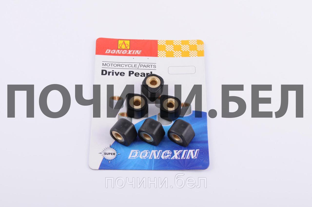 Ролики вариатора (тюнинг) Honda 16*13 11,0г (черные) "DONGXIN" - фото 1 - id-p67160147