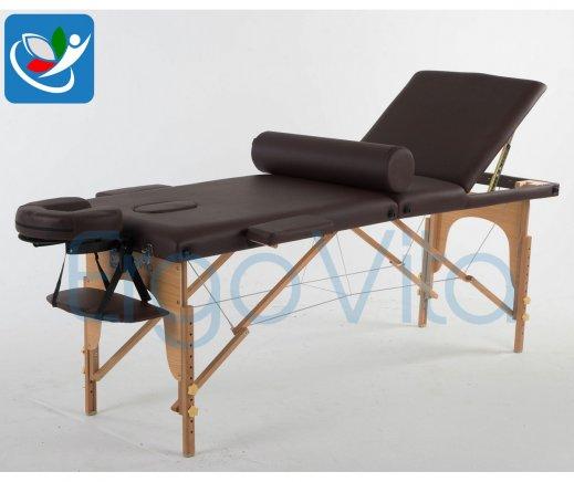 Складной массажный стол ErgoVita Classic Plus (коричневый)