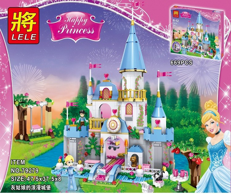 Конструктор Disney Princess Замок Золушки 37050, 751 дет, аналог LEGO Disney Princess - фото 4 - id-p72102784