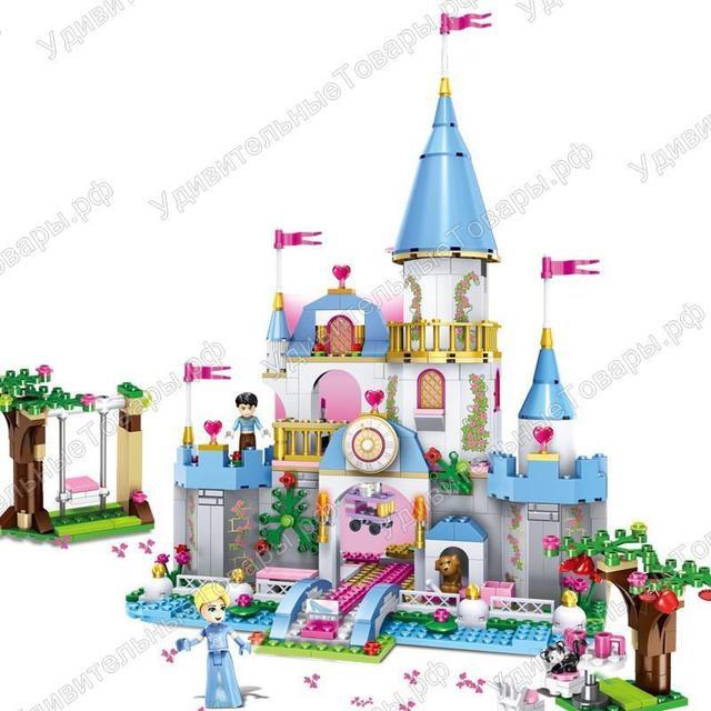 Конструктор Disney Princess Замок Золушки 37050, 751 дет, аналог LEGO Disney Princess - фото 3 - id-p72102784