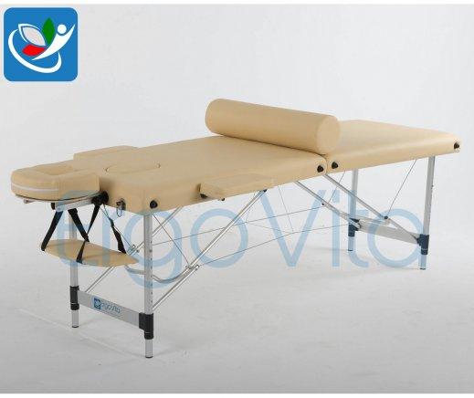 Складной массажный стол ErgoVita Classic Alu (бежевый) - фото 1 - id-p67233311