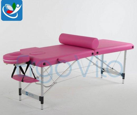 Складной массажный стол ErgoVita Classic Alu (розовый)