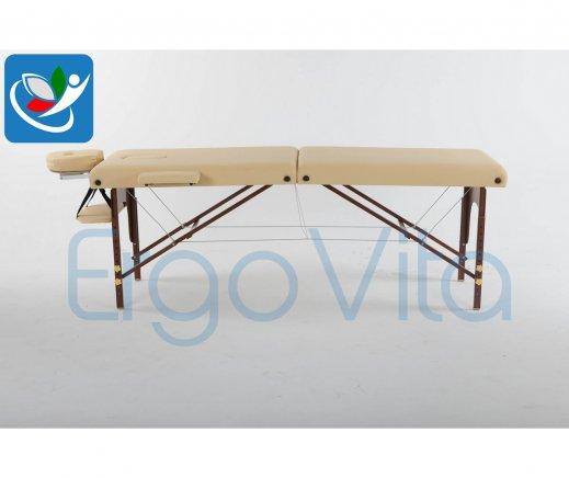 Складной массажный стол ErgoVita Master (бежевый, коричневые ноги) - фото 3 - id-p67233409