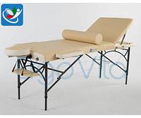 Складной массажный стол ErgoVita Master Alu Comfort Plus (бежевый+кремовый), фото 1
