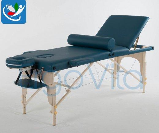 Складной массажный стол ErgoVita Master Plus (сине-зеленый)