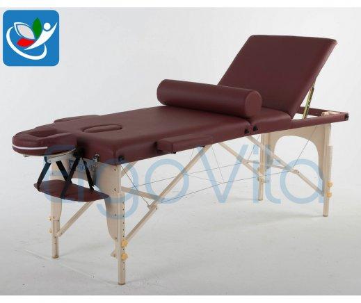 Складной массажный стол ErgoVita Master Plus (бордовый) - фото 1 - id-p67233722