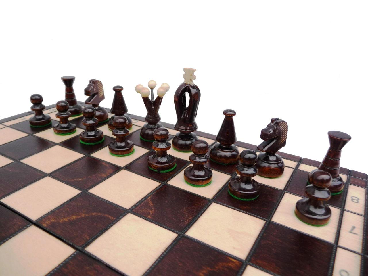 Шахматы ручной работы "Королевские средние" 112 , 35*35 см, Madon , Польша - фото 3 - id-p67316246
