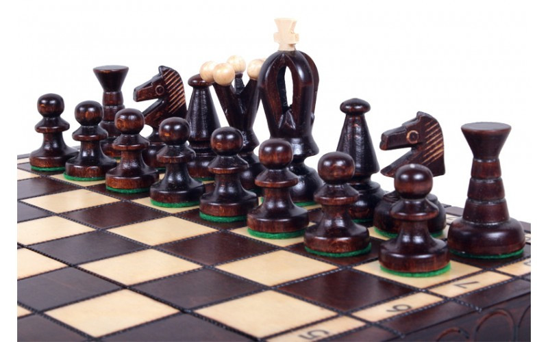 Шахматы ручной работы "Королевские малые" 113 , 29*29, Madon , Польша - фото 4 - id-p67316458