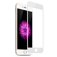 Защитное стекло 3d-100d для Apple Iphone 6 / 6s белый (полная проклейка)