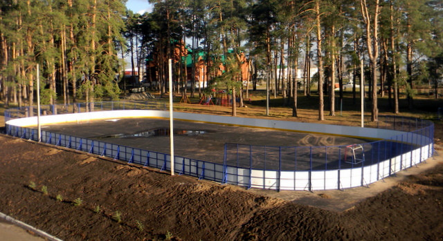 Хоккейный борт из стеклопластика 5 мм - фото 1 - id-p67336063