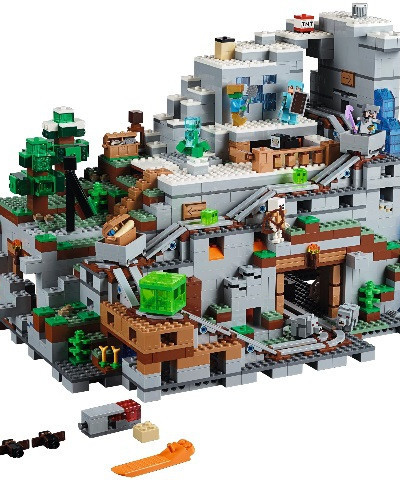 Конструктор Lele "Горная пещера" Minecraft - арт. 33067 (аналог LEGO 21137)