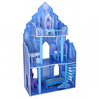 Кукольный домик для барби Ледяной замок Eco Toys с мебелью для кукол