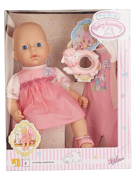 Кукла Baby Annabell с набором одежды 36 см Zapf Creation 794333 - фото 5 - id-p67343950