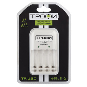 Зарядное устройство Трофи TR-120 AA, AAA