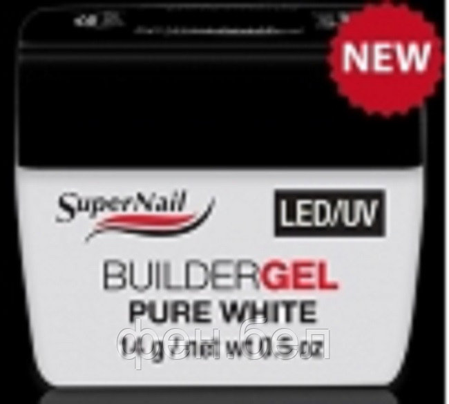 Гель Super Nail LED/ UV BuilderGEL White белый 56ml